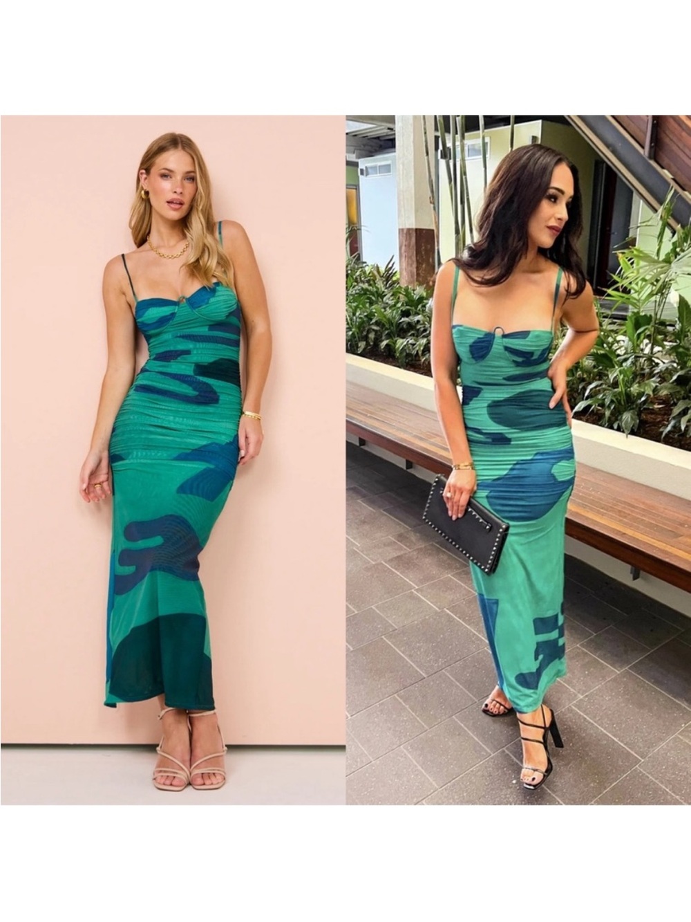 NWT Sir the Label Frankie Gathered Midi Dress